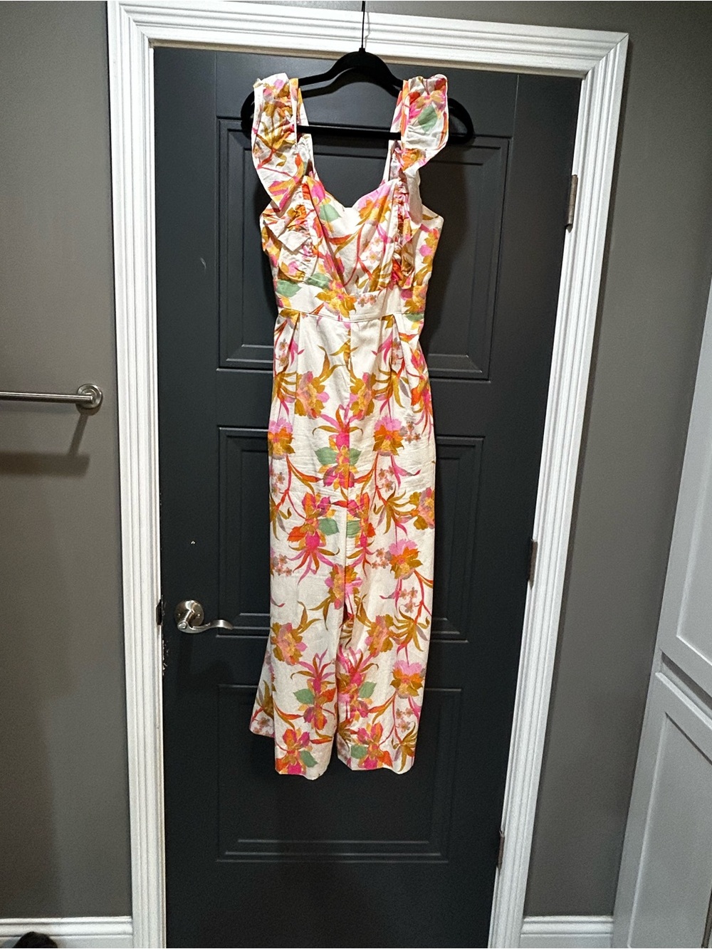 Fluffy Sleeveless Midi Romper